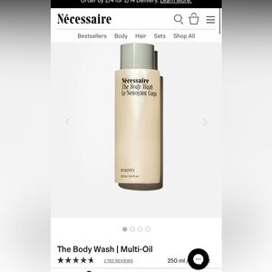 Necessaire Body Wash - travel size 1oz